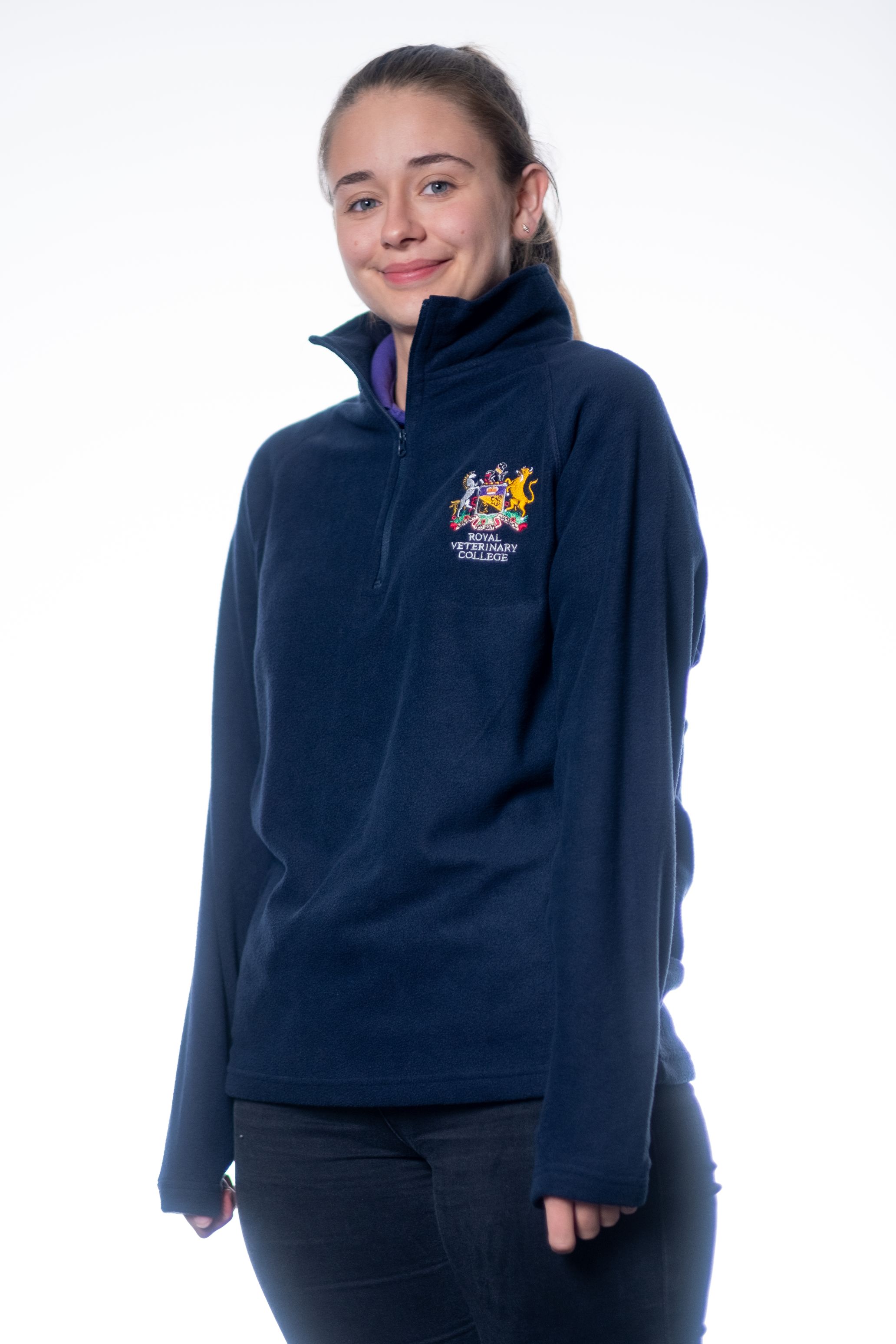 Quarter zip fleece - Navy