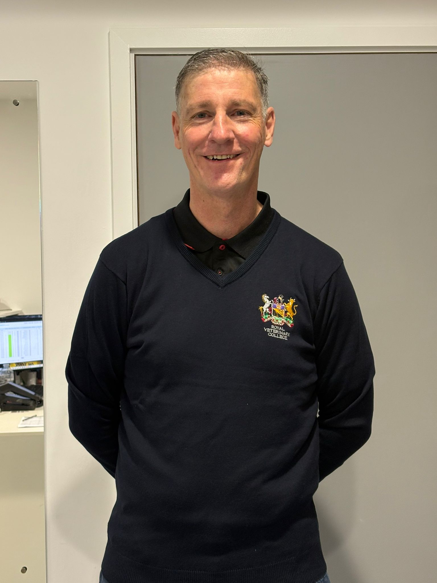 RVC Black V Neck Jumper