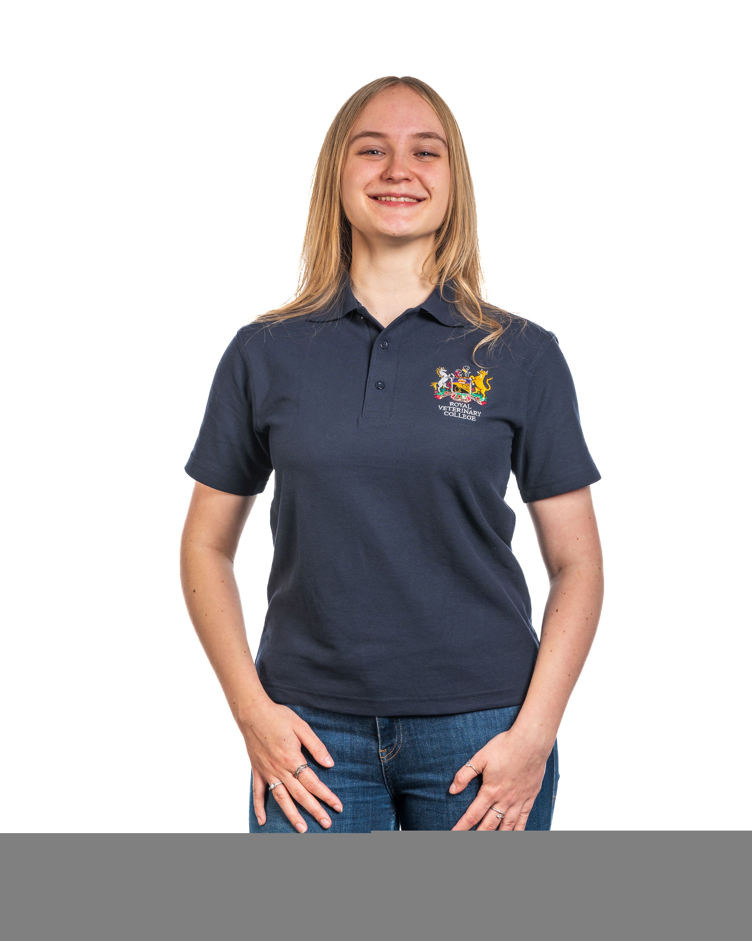 RVC Unisex polo shirt navy