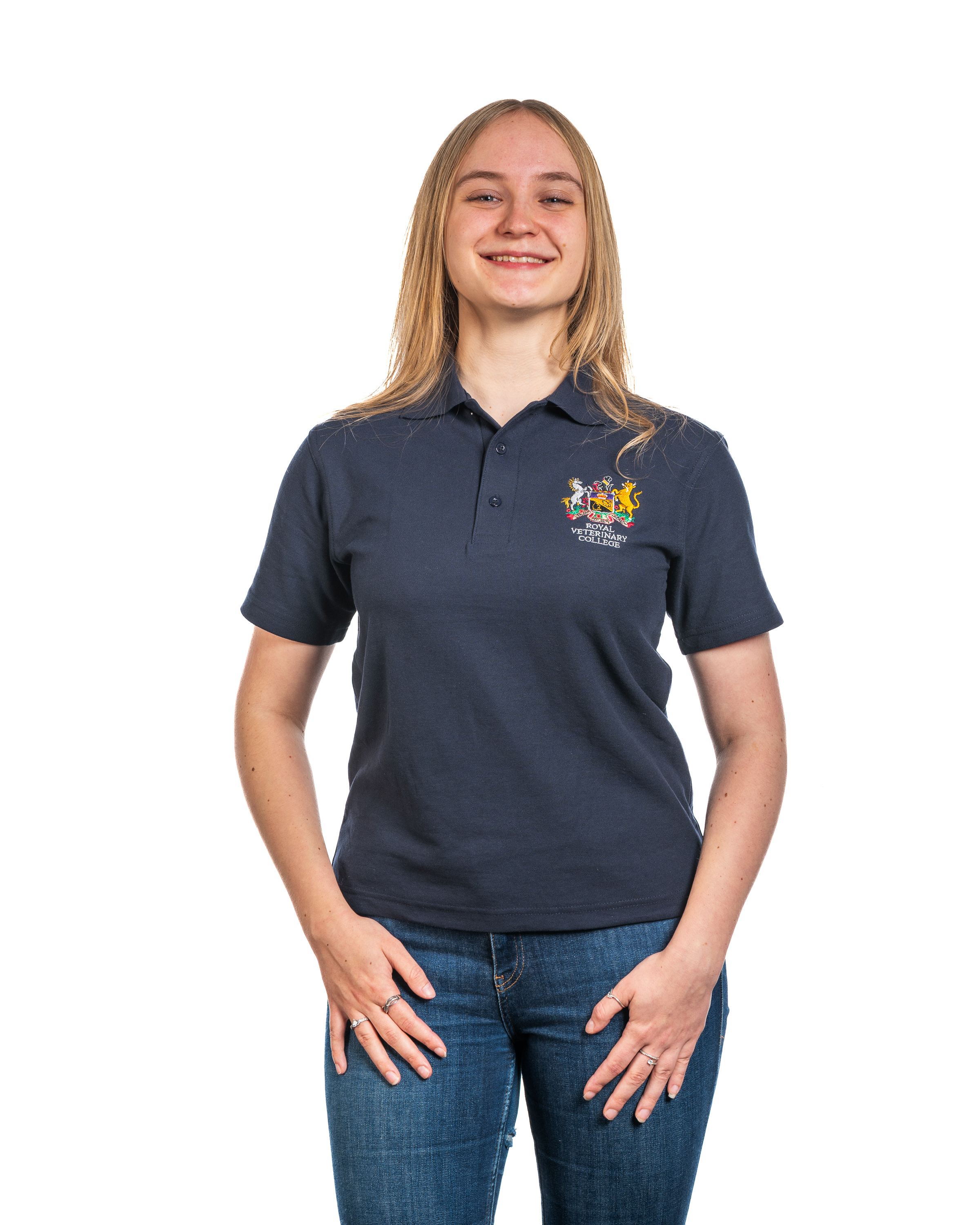 RVC Unisex polo shirt navy