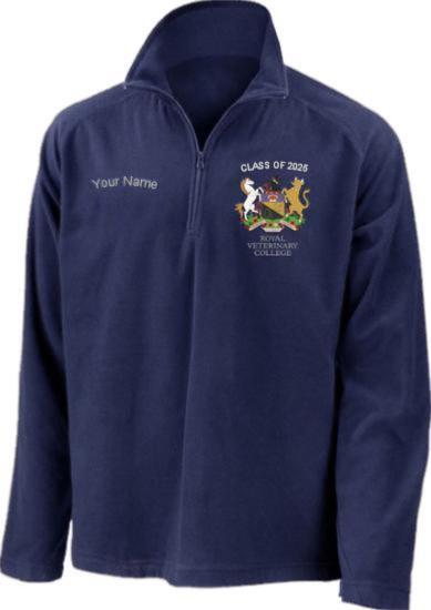 Class of 2025 Quarter Zip Fleece (can be personalised)